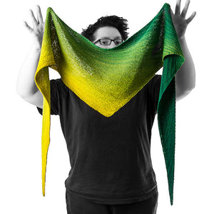 Design in focus: Asymmetric Shawl in Wollmeise Rolls