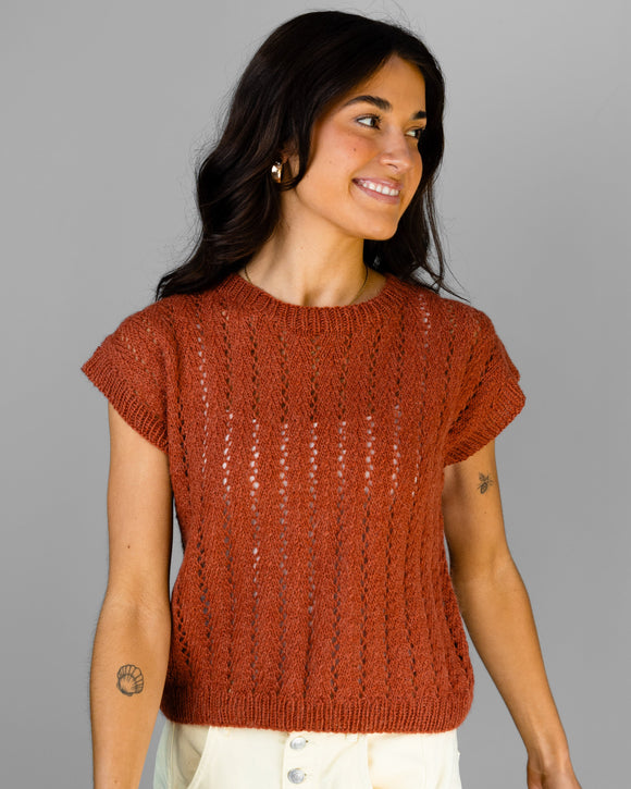 CY361 Andina Lace Slip On Vest