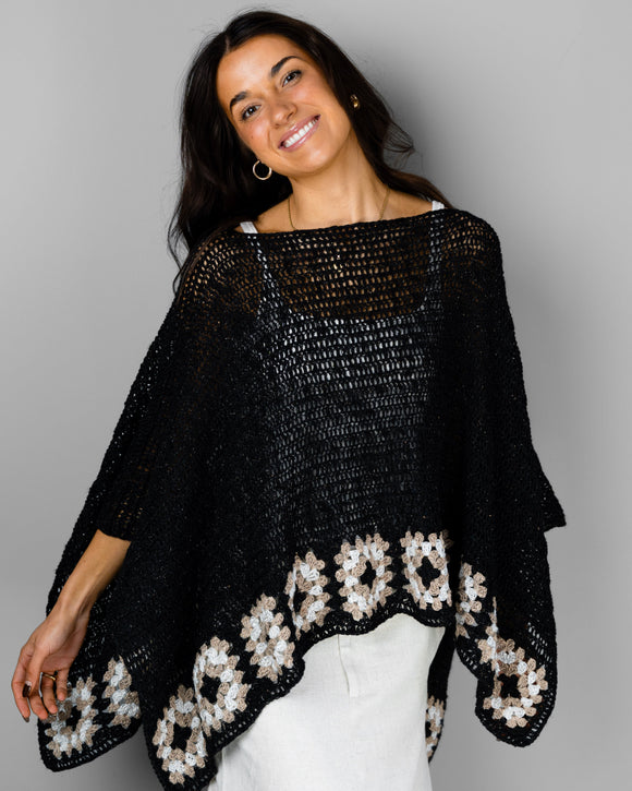 CY363 Crochet Bellini Poncho