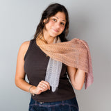 CY387 Poema Mohair Petals Scarf