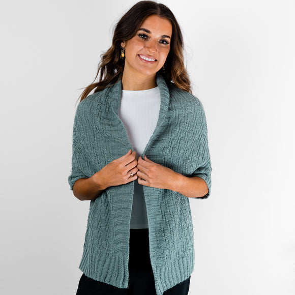 CY312 Eco Baby Zig Zag Shrug