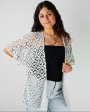 CY385 Crochet Bellini Kimono