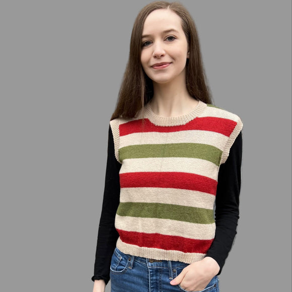 CY299 Tradi Merino Stripe Vest