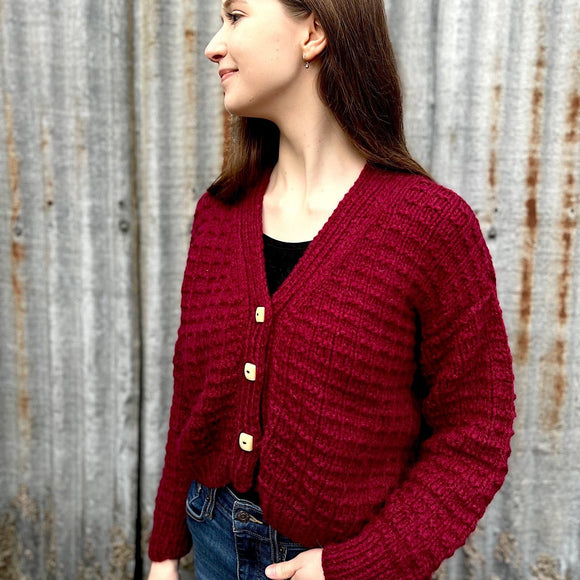 CY297 Firenze Rhubarb Cardigan