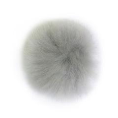 Toft Alpaca Silver Pom Pom on String