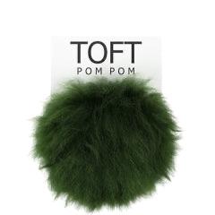 Toft Alpaca Green Pom Pom with Snap