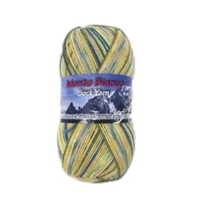 Rial Filati Monte Bianco 506, 4ply, sock yarn, 100g - I Wool Knit